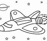 Spaceship Coloring Pages Colouring Getdrawings Getcolorings sketch template