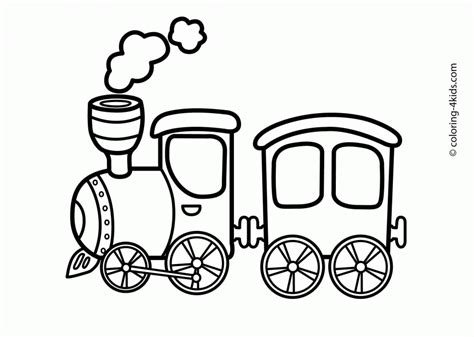 printable transportation train coloring pages  preschool