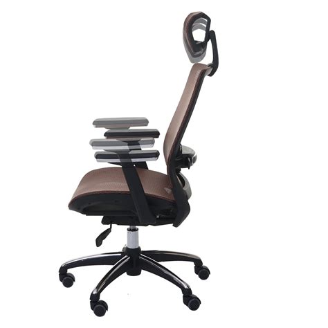 chaise ergonomique daphne totalement ajustable orange fonce chaiseprobe