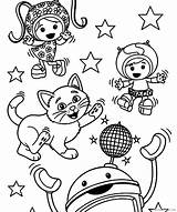 Umizoomi Coloring Pages Team Coloring4free Printable sketch template