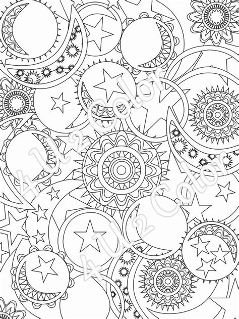 star coloring pages  adults gambar