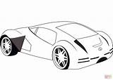 Lexus Lfa sketch template