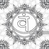 Chakra Coloring Pages Printable Mandala Kids Read Getcolorings Colouring sketch template