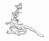 Calamity Blazblue Trigger Nanaya Makoto Ability Coloring Pages Another sketch template