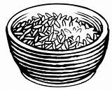 Rice Drawing Bowl Getdrawings sketch template