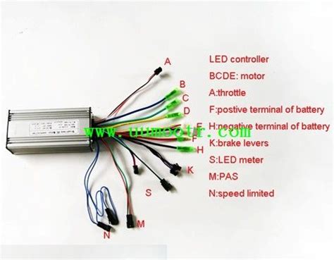 wiring  electric bike controller  diagram