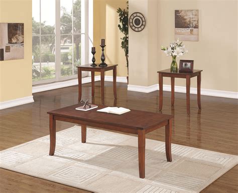 piece occasional table sets  piece casual table set  cherry