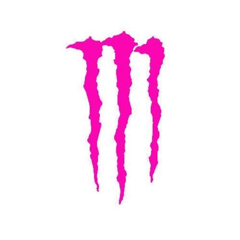 Monster Energy M Logo Vinyl Decal Sticker 6 Hot Pink 4 98 Papel