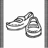 Loafers Printable Flash Card Template Shoe Choose Board Shoes sketch template