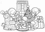 Coloring Pages Moments Precious Christmas Family Adult Printable Para Navidad Sheets Colorear sketch template