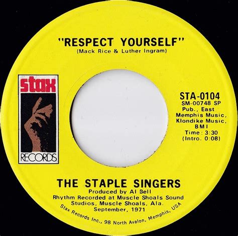 The Staple Singers Respect Yourself 1971 Specialty Records Pressing