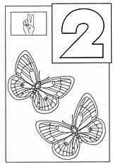 Coloring Pages Number Butterflies Numbers Toddler Coloringbay Butterfly sketch template