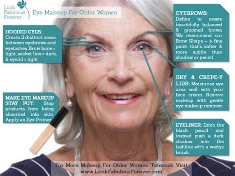 eye makeup for older women is challenging to apply well but these guidelines will help you to