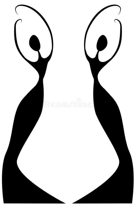 female silhouette outlines stock illustration illustration  beauty