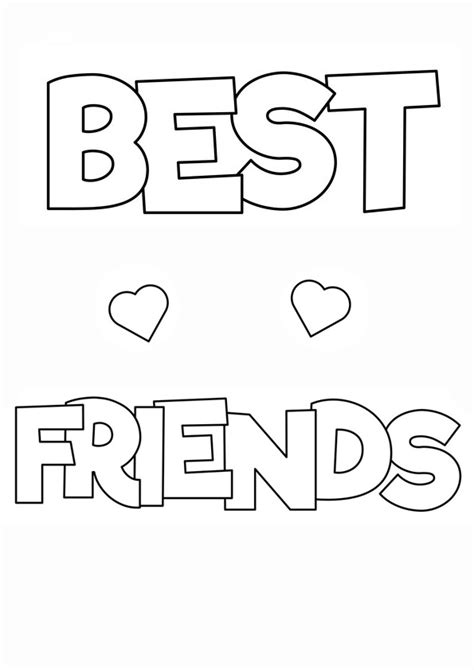 coloring pages  friend coloring pages printable
