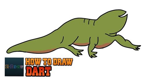 How To Draw Dart From Stranger Things Easy Step By Step