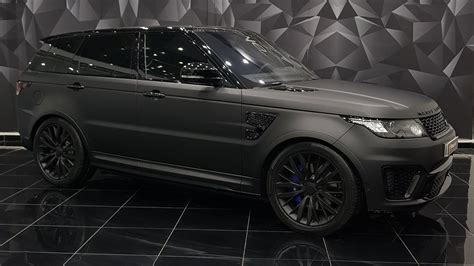 range rover evoque black matt wrap wrapstyle