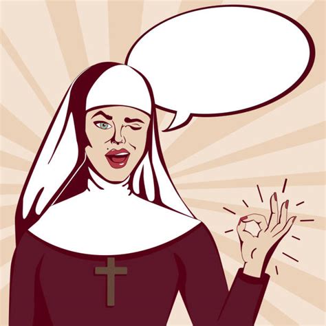 250 cartoon of the catholic nun illustrations royalty free vector