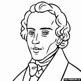 Chopin Coloring Frederic Clipart Pages Historical Book Color Famous Gif Figures Thecolor Composers Drawings Figure People Clipground Printable Choose Board sketch template