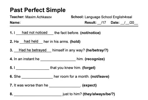 perfect english grammar fill   blanks exercises