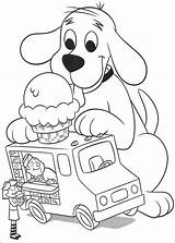 Coloring Clifford Pages Dog Printable Red Big Dogg Snoop Coloring4free Ice Cream Employ Some Kids Creative Time Wants Truck Getcolorings sketch template