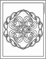 Celtic Knot Designs Knots Coloring Pages Chain Printable Colorwithfuzzy Patterns Irish Adults Scottish sketch template