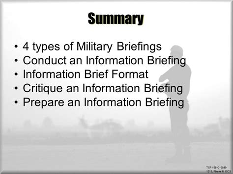 types  military briefings lalaryoo