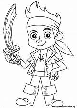Coloring Pirate Neverland sketch template