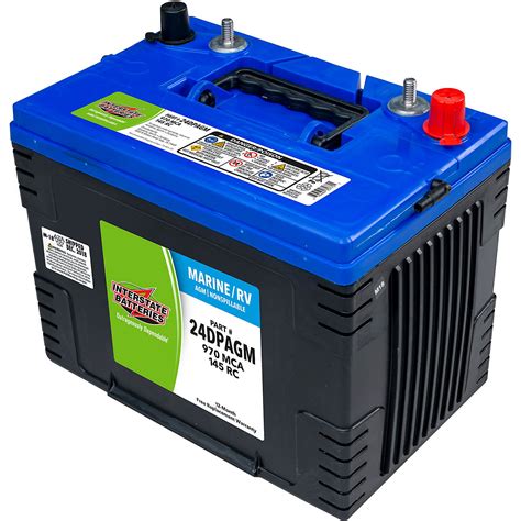 interstate batteries  marine cranking amp dual purpose agm battery