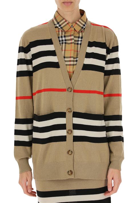 burberry wool sweater for women jumper in beige natural lyst