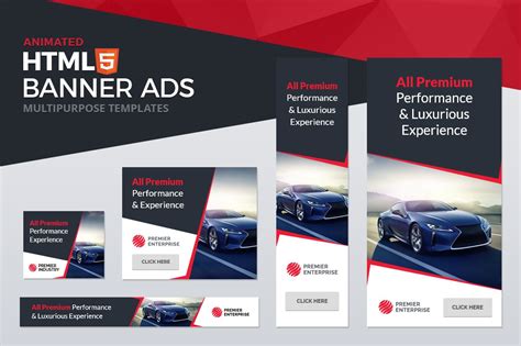 html animated banner ad templates creative daddy