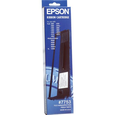 epson  black fabric ribbon cartridge  bh photo video