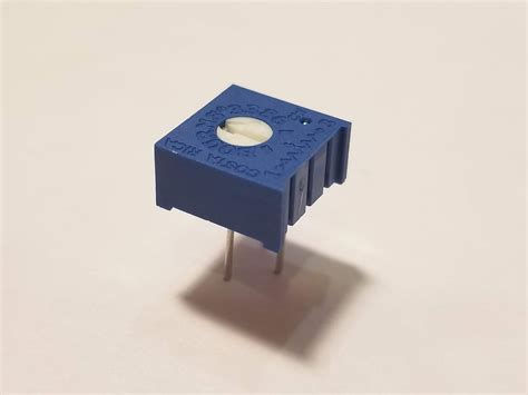 ohm single turn trimmer potentiometer resistore