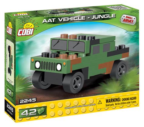 nato aat jungle nano vehicle  pieces small army nano miniature vehicles cobi