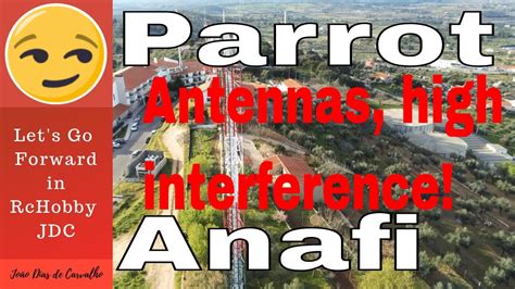 parrot anafi range test  high wifi interference  castelo branco