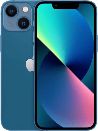 iphone  mini gb blau apple klarmobilde