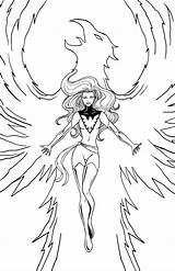 Phoenix Richbernatovech Inhumans sketch template