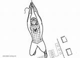 Homecoming Coloring Pages Spiderman Superhero Coming Printable Kids sketch template