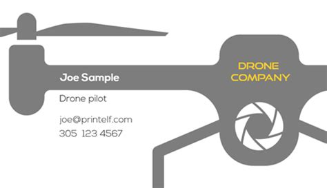 drone business cards  templates  designs