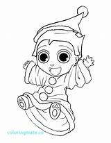 Elf Coloring Pages Cute Elves Lego Printable Adults Getcolorings Buddy Mask Getdrawings Coloringme Popular Color Template sketch template
