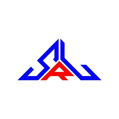 srl letter logo creative design  vector graphic srl simple  modern logo  triangle