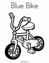 Coloring Pages Bike Bicycle Color Kids Popular Twisty Noodle Coloringhome sketch template