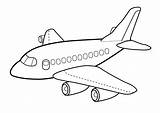 Coloring Pages Airplane Kids Printable Plane Colour Drawing K5worksheets sketch template