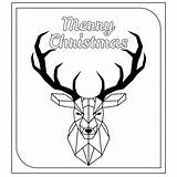 Christmas Card Template Coloring Printable Printablee Kids Wreath Via sketch template