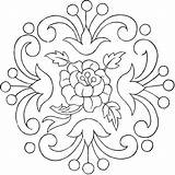 Embroidery Pattern Floral Vintage Mexican Patterns sketch template