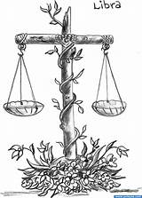 Libra Zodiac Drawing Tattoo Signs Scales Scale Weegschaal Tatoeages Sign Pxleyes Justice Google Tattoos Cool Idea Draw Horoscope Coloring Awesome sketch template