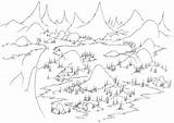 Coloring Pages Yosemite Meadow Mountains Bellied Yellow Over Printable Marmot Bluebison Getdrawings Alpine Looking Color Comments Meadows sketch template