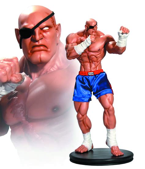 sep street fighter  scale sagat statue previews world