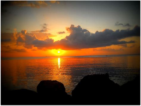 Stunning Sunset In Montego Bay Jamaica Travel Montegobay Sunset