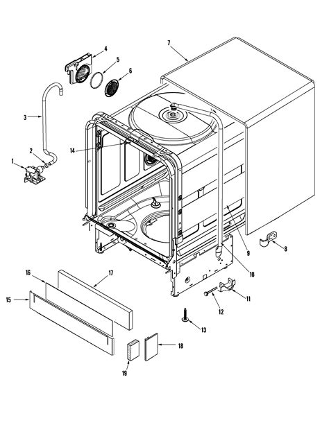 maytag dishwasher control panel parts model mdbawb searspartsdirect